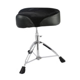 Maxbell Drum Throne Heavy Duty Drum Seat Stool for Sound Engineers Performers Adults Black