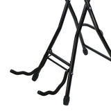 Maxbell Guitar Seat Stool Foldable Guitar Stool for Bass Players Electric Guitarists Black