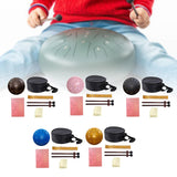 Maxbell Steel Drum Musical Instrument Hand Pan Drum for New Year's Gift Concert Yoga Bronze