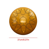 Maxbell Steel Drum Musical Instrument Hand Pan Drum for New Year's Gift Concert Yoga Copper