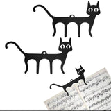 Maxbell 2 Pieces Music Book Clips Compact Reading Page Marker for Adults School Kids