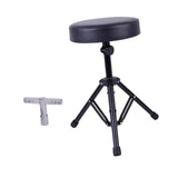 Maxbell Drum Stool Stand Drum Throne Holder for Exercise Drummers Instrument Players with Drum T Key