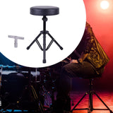 Maxbell Drum Stool Stand Drum Throne Holder for Exercise Drummers Instrument Players with Drum T Key