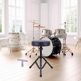 Maxbell Drum Stool Stand Drum Throne Holder for Exercise Drummers Instrument Players with Drum T Key