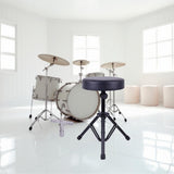 Maxbell Drum Stool Stand Drum Throne Holder for Exercise Drummers Instrument Players with Drum T Key