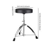 Maxbell Drum Stool Stand Drum Throne Holder for Exercise Drummers Instrument Players with Drumstick