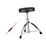 Maxbell Drum Stool Stand Drum Throne Holder for Exercise Drummers Instrument Players with Drumstick