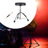 Maxbell Drum Stool Stand Drum Throne Holder for Exercise Drummers Instrument Players with Drumstick