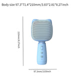 Maxbell Kids Microphone Party Toy Handheld Children Toy for Singing Party Boys Girls Blue