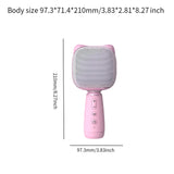 Maxbell Kids Microphone Party Toy Handheld Children Toy for Singing Party Boys Girls Pink