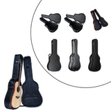 Maxbell Electric Guitar Bag PU Leather Gig Bag for Electric Guitars Acoustic Guitars for 38in 39in Black