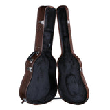 Maxbell Electric Guitar Bag PU Leather Gig Bag for Electric Guitars Acoustic Guitars for 40in 41in Brown