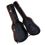 Maxbell Electric Guitar Bag PU Leather Gig Bag for Electric Guitars Acoustic Guitars for 40in 41in Brown