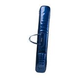 Maxbell Flute Carry Bag PU Leather Thickened with Pocket Portable Flute Carrying Bag blue
