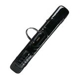 Maxbell Flute Carry Bag PU Leather Thickened with Pocket Portable Flute Carrying Bag black
