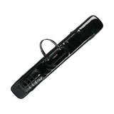 Maxbell Flute Carry Bag PU Leather Thickened with Pocket Portable Flute Carrying Bag black
