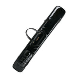 Maxbell Flute Carry Bag PU Leather Thickened with Pocket Portable Flute Carrying Bag black