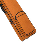 Maxbell Guqin Backpack Portable Musical Instrument Bag Guqin Carrying Case for Gifts Yellow brown velvet