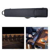 Maxbell Guqin Backpack Portable Musical Instrument Bag Guqin Carrying Case for Gifts Linen Black