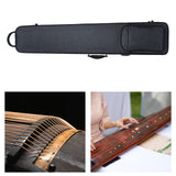 Maxbell Guqin Backpack Portable Musical Instrument Bag Guqin Carrying Case for Gifts Linen Black