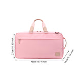 Maxbell Flute Carrying Pouch Handbag Adjustable Strap Flute Carry Gig Bag for Travel Pink