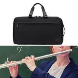 Maxbell Flute Carrying Pouch Handbag Adjustable Strap Flute Carry Gig Bag for Travel Black