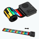 Maxbell 37 Key Roll up Flexible Piano Roll up Piano for Travel Programming Beginners