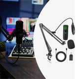 Maxbell USB Condenser Noise Reduction Microphone Set Arm for Podcasting PC Stream