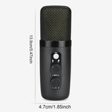Maxbell USB Condenser Noise Reduction Microphone Set Arm for Podcasting PC Stream
