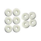 Maxbell 10Pcs Felt Washers Sturdy Musical Parts Accessories Brass Musical Instrument euphonium