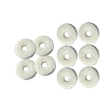 Maxbell 10Pcs Felt Washers Sturdy Musical Parts Accessories Brass Musical Instrument euphonium