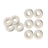 Maxbell 10Pcs Felt Washers Sturdy Musical Parts Accessories Brass Musical Instrument Baritone