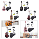 Maxbell 30" Wood Classical Guitar Compact with Gig Bag for Beginner Adults Boys Girls Pink