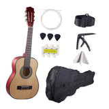 Maxbell 30" Wood Classical Guitar Compact with Gig Bag for Beginner Adults Boys Girls Wood