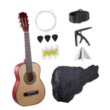 Maxbell 30" Wood Classical Guitar Compact with Gig Bag for Beginner Adults Boys Girls Wood