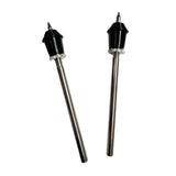 Maxbell 2 Pieces Floor Tom Legs Musical Instrument Accessories Drum Kit Support Legs