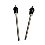 Maxbell 2 Pieces Floor Tom Legs Musical Instrument Accessories Drum Kit Support Legs