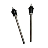 Maxbell 2 Pieces Floor Tom Legs Musical Instrument Accessories Drum Kit Support Legs