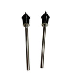 Maxbell 2 Pieces Floor Tom Legs Musical Instrument Accessories Drum Kit Support Legs