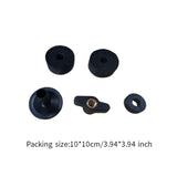 Maxbell Cymbal Accessories Sturdy Portable Cymbal Stand Felt for Percussion Drum Set Black