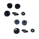 Maxbell Cymbal Accessories Sturdy Portable Cymbal Stand Felt for Percussion Drum Set Black