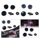 Maxbell Cymbal Accessories Sturdy Portable Cymbal Stand Felt for Percussion Drum Set Black