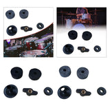 Maxbell Cymbal Accessories Sturdy Portable Cymbal Stand Felt for Percussion Drum Set Black