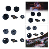 Maxbell Cymbal Accessories Sturdy Portable Cymbal Stand Felt for Percussion Drum Set Black