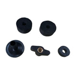Maxbell Cymbal Accessories Sturdy Portable Cymbal Stand Felt for Percussion Drum Set Black