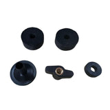 Maxbell Cymbal Accessories Sturdy Portable Cymbal Stand Felt for Percussion Drum Set Black