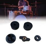 Maxbell Cymbal Accessories Sturdy Portable Cymbal Stand Felt for Percussion Drum Set Black