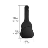 Maxbell Guitar Gig Bag Soft Sturdy Electric Bass Bag for Classic Guitar Concert Home for 40inch 41inch