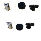 Maxbell Cymbal Accessories Easy to Install Sturdy Cymbal Holder for Percussion Parts Long Cymbal Rest