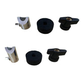 Maxbell Cymbal Accessories Easy to Install Sturdy Cymbal Holder for Percussion Parts Long Cymbal Rest